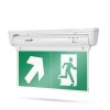 Vészvilágító kijáratjelző LED lámpa beépített 500mAh akkumulátorral