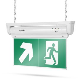   Vészvilágító kijáratjelző LED lámpa beépített 500mAh akkumulátorral