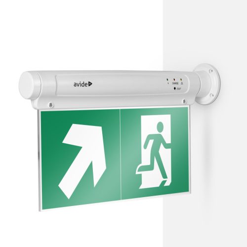 Vészvilágító kijáratjelző LED lámpa beépített 500mAh akkumulátorral