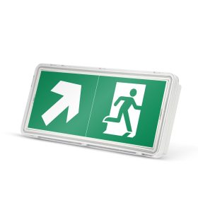  Felületre szerelhető EXIT lámpa 1000mAh akkumulátorral