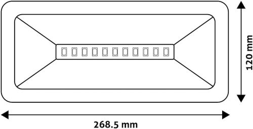  Felületre szerelhető EXIT lámpa 1000mAh akkumulátorral