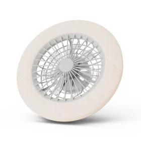   WENDY mennyezeti lámpa ventilátorral csillogós burával távirányítóval 2x24W+15W
