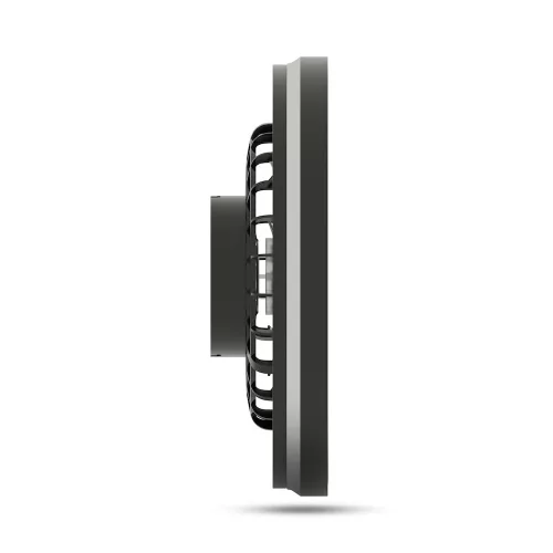 WANDA mennyezeti lámpa ventilátorral távirányítóval fekete 2x24W+15W