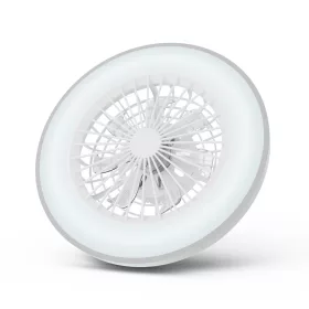   WANDA mennyezeti lámpa ventilátorral távirányítóval ezüst 2x24W+15W