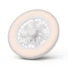 WANDA mennyezeti lámpa ventilátorral távirányítóval ezüst 2x24W+15W