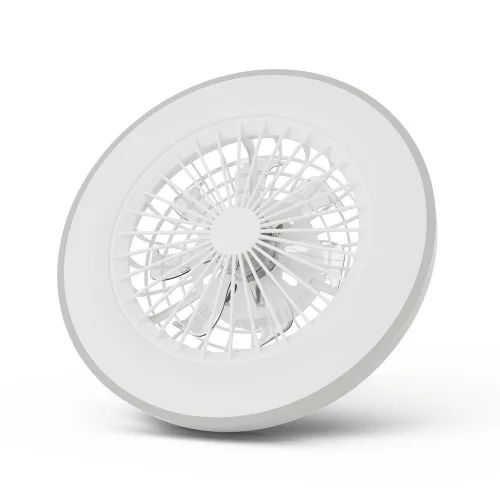 WANDA mennyezeti lámpa ventilátorral távirányítóval ezüst 2x24W+15W