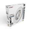 WANDA mennyezeti lámpa ventilátorral távirányítóval ezüst 2x24W+15W