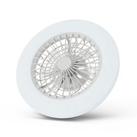   WENDY mennyezeti lámpa ventilátorral csillogós burával távirányítóval 2x24W+15W