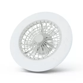   WENDY mennyezeti lámpa ventilátorral csillogós burával távirányítóval 2x24W+15W