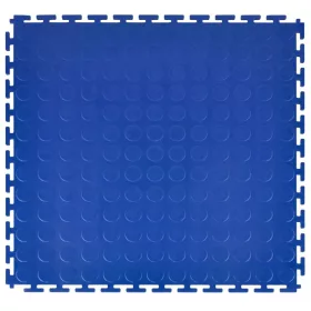 Kék színű, extrém erős PC (polikarbonát) moduláris garázspadló lap 50x50 cm