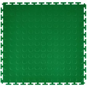 Zöld színű, extrém erős PC (polikarbonát) moduláris garázspadló lap 50x50 cm