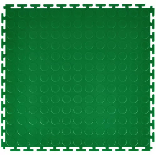 Zöld színű, extrém erős PC (polikarbonát) moduláris garázspadló lap 50x50 cm