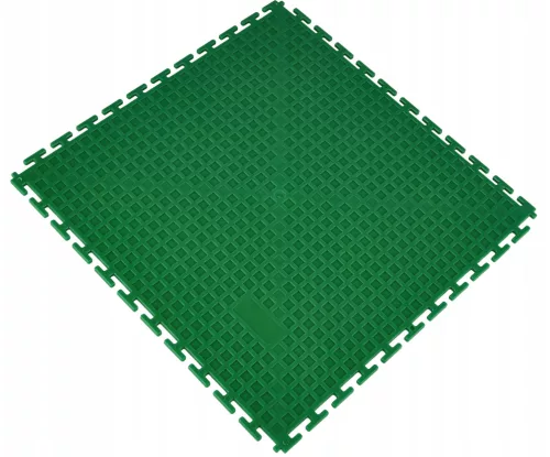 Zöld színű, extrém erős PC (polikarbonát) moduláris garázspadló lap 50x50 cm
