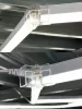 Berge Hexagon LED mennyezeti lámpa 210W teljesítménnyel, IP44 védettséggel és egyedi hatszögletű designnal, hideg fehér fénnyel.