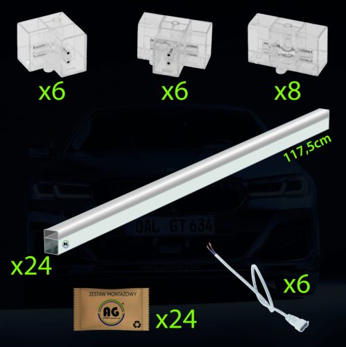 Berge Hexagon LED mennyezeti lámpa 210W teljesítménnyel, IP44 védettséggel és egyedi hatszögletű designnal, hideg fehér fénnyel.