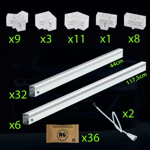 Berge Hexagon LED mennyezeti lámpa 310W teljesítménnyel, IP44 védettséggel és egyedi hatszögletű designnal, hideg fehér fénnyel.