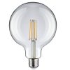 Nagy fényerejű, 12W-os G125 filament LED gömb izzó, hideg fehér fénnyel.
