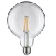 Nagy fényerejű, 12W-os G125 filament LED gömb izzó, hideg fehér fénnyel.