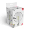 Nagy fényerejű, 12W-os G125 filament LED gömb izzó, természetes fehér fénnyel