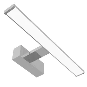   Avide tükörvilágító lámpa króm szögletes ALU 40cm 8W IP44 természetes fény