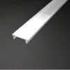 2 méteres univerzális Type 3 opál (tejfehér) LED profil fedél egy alumínium profilba pattintva