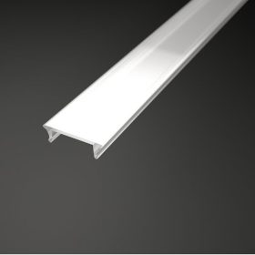 2 méteres univerzális Type 3 opál (tejfehér) LED profil fedél egy alumínium profilba pattintva