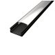 Fekete színű, "U" alakú, felületre szerelhető alumínium LED profil