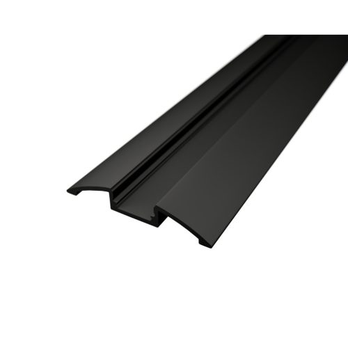 Eloxált ezüst, LED világítással ellátott alumínium padlóváltó / burkolatváltó profil