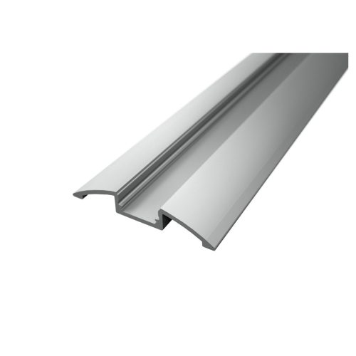 Eloxált ezüst, LED világítással ellátott alumínium padlóváltó / burkolatváltó profil