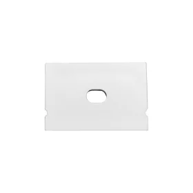 Lyukas végzáró LP107W fehér alumínium LED profilhoz