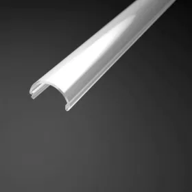   Opál (Tejfehér) Félköríves LED Profil Fedél ALP110 LED Profilhoz (2m) – Homogén Fényért