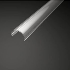   Átlátszó Félköríves LED Profil Fedél ALP110 LED Profilhoz (2m) – Maximális Fényerőért