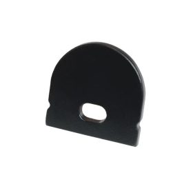   Lyukas Végzáró ALP110 köríves fekete alumínium LED profilhoz