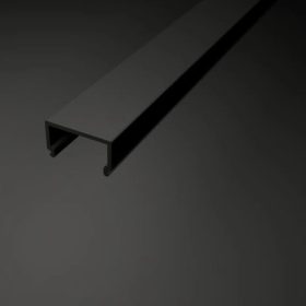 Fekete LED Profil Fedél (2m, ALP110) – Egyedi Dizájn és Rejtett Fényeffekt