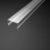 Átlátszó LED Profil Fedél ALP110 LED Profilhoz (2m) – Maximális Fényerőért