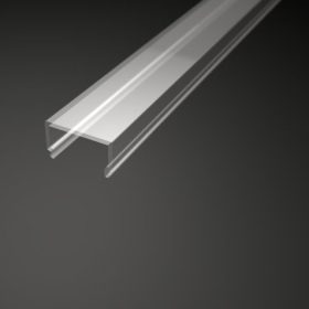 Átlátszó LED Profil Fedél ALP110 LED Profilhoz (2m) – Maximális Fényerőért