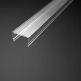 Átlátszó LED Profil Fedél ALP110 LED Profilhoz (2m) – Maximális Fényerőért