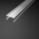 Átlátszó LED Profil Fedél ALP110 LED Profilhoz (2m) – Maximális Fényerőért