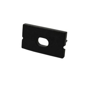 Lyukas Végzáró ALP110B fekete alumínium LED profilhoz