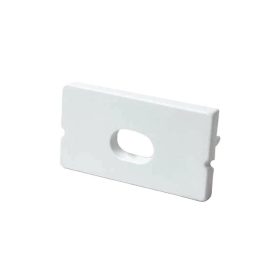 Lyukas Végzáró ALP110W fehér alumínium LED profilhoz