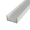 Surface Maxi 2 méteres fehér alumínium LED profil felületi, függesztett és süllyesztett szereléshez