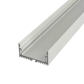 Surface Maxi 2 méteres fehér alumínium LED profil felületi, függesztett és süllyesztett szereléshez