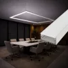 Surface Maxi 2 méteres fehér alumínium LED profil felületi, függesztett és süllyesztett szereléshez