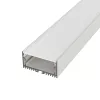 Surface Maxi 2 méteres fehér alumínium LED profil felületi, függesztett és süllyesztett szereléshez