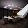 Surface Maxi 2 méteres alumínium LED profil felületi, függesztett és süllyesztett szereléshez