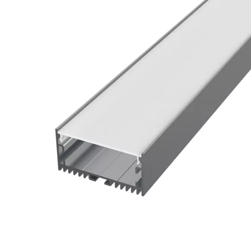 Surface Maxi 2 méteres alumínium LED profil felületi, függesztett és süllyesztett szereléshez