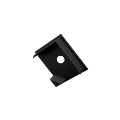 Lyukas Végzáró ALP203B fekete sarok alumínium LED profilhoz
