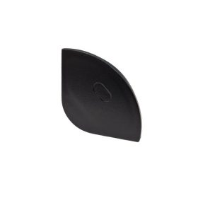   Végzáró ALP204B nagy méretű fekete sarok alumínium LED profilhoz