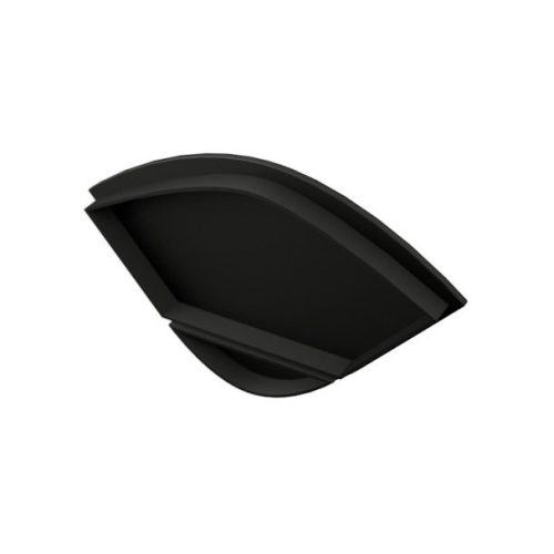 Végzáró ALP204B nagy méretű fekete sarok alumínium LED profilhoz