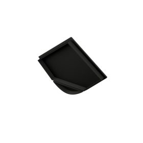   Végzáró ALP205B nagy méretű fekete sarok alumínium LED profilhoz